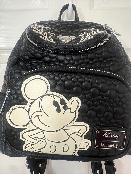 disney black mini backpack Loungefly Tinker Bell Get your ears on with the big cheese Disney Loungefly Backpack - Mickey